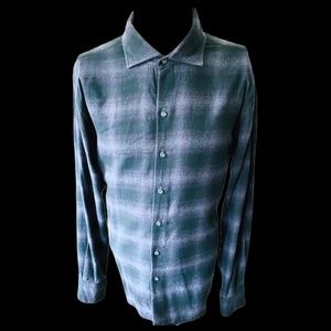 PROPER CLOTH Brushed Soft Cotton Mens Shirt Size Medium